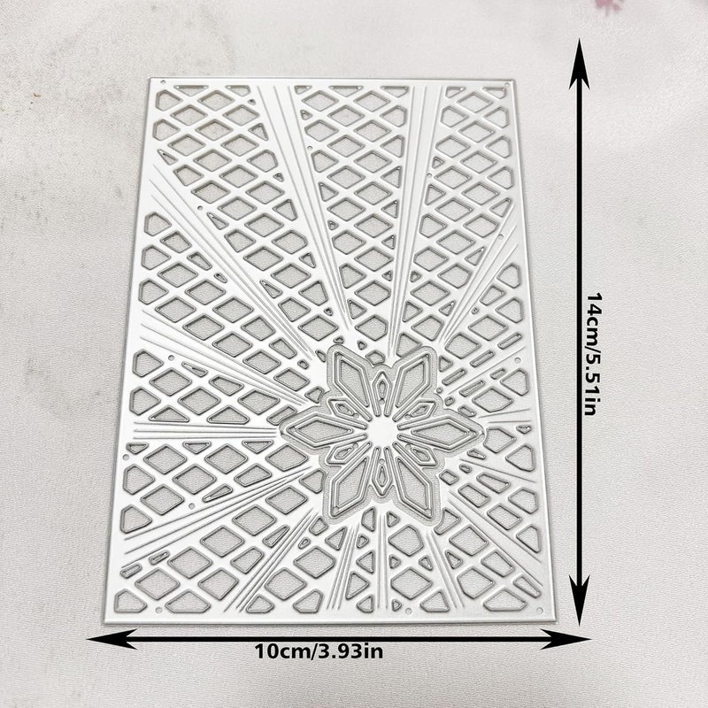 Lapoo Geometric Cutting Die for Scrapbooking - Durable, Cut Stencils for DIY Scrapbook Photo Album Decorative Paper Card, Card Making Supplies (Star Frame 5.5 x 3.9 in) - Image 5